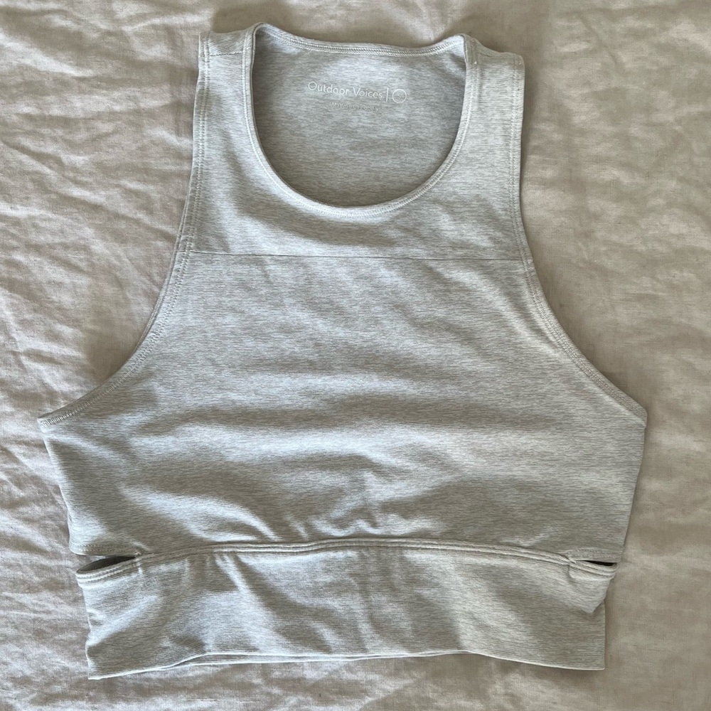 Outdoor Voices Slashback Crop Top